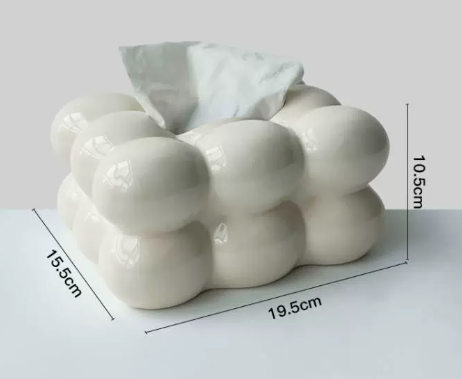 Bubble Tissue Box Decor