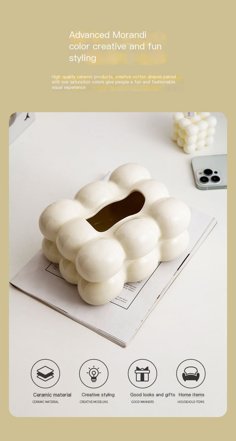 Bubble Tissue Box Decor