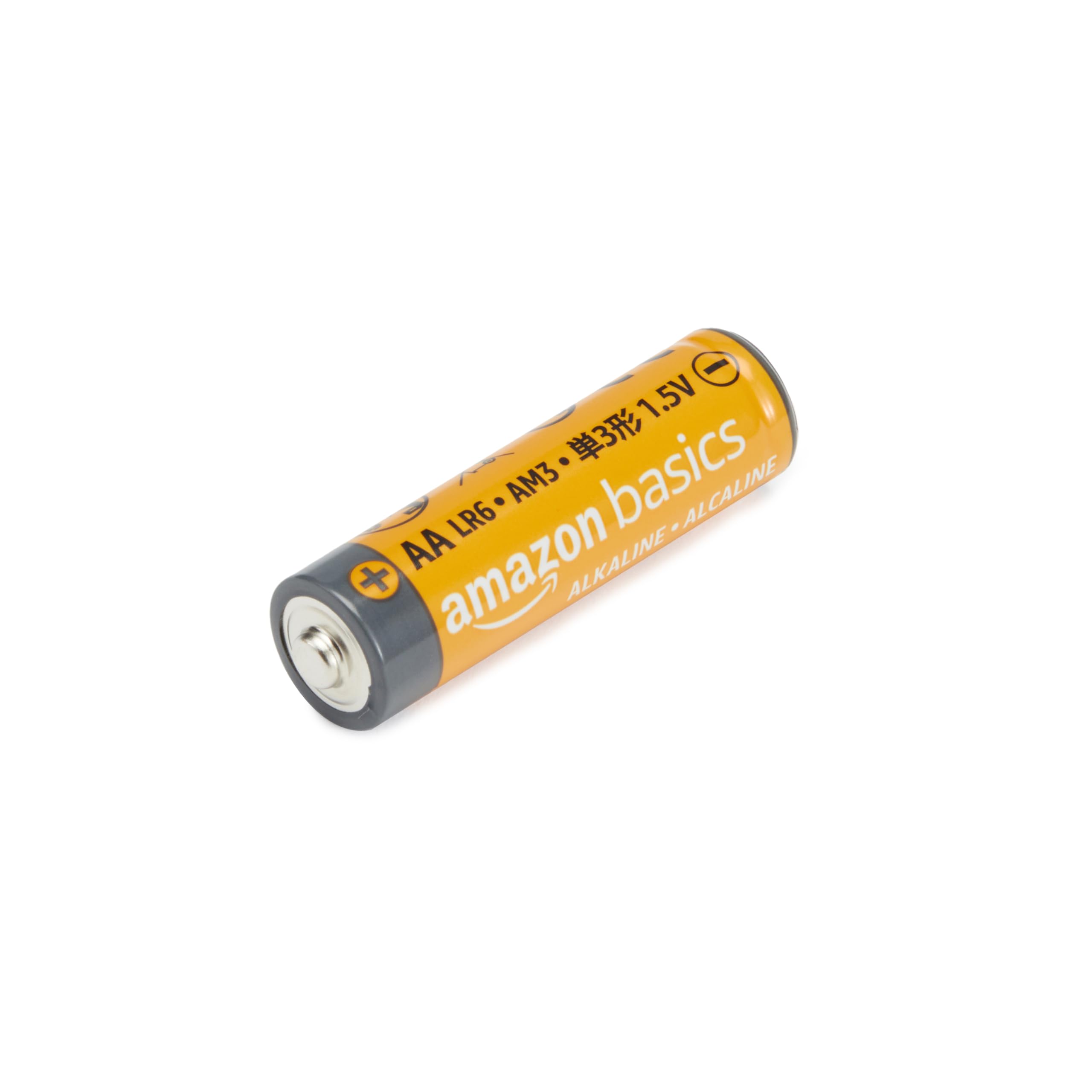 Amazon Basics 20-Pack AA Alkaline Batteries, 1.5 Volt, 10-Year Leak-Free Shelf Life, for Everyday and Household Devices