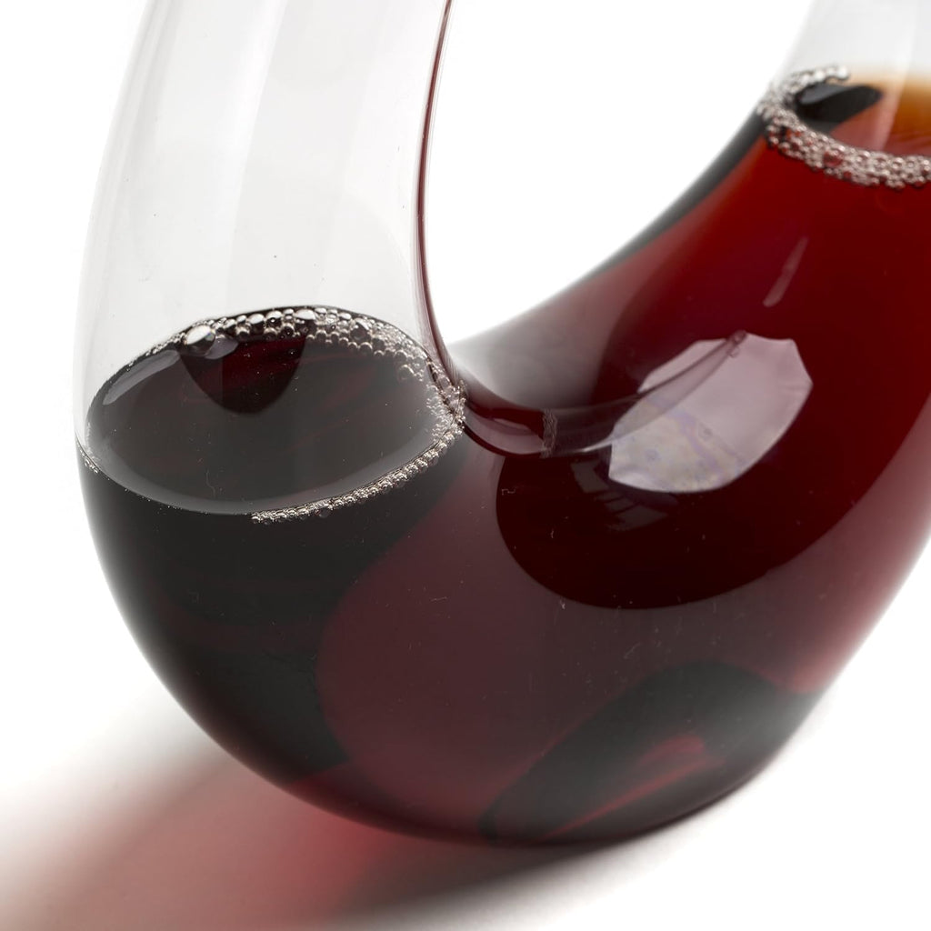 U-Shaped Glass Wine Decanter