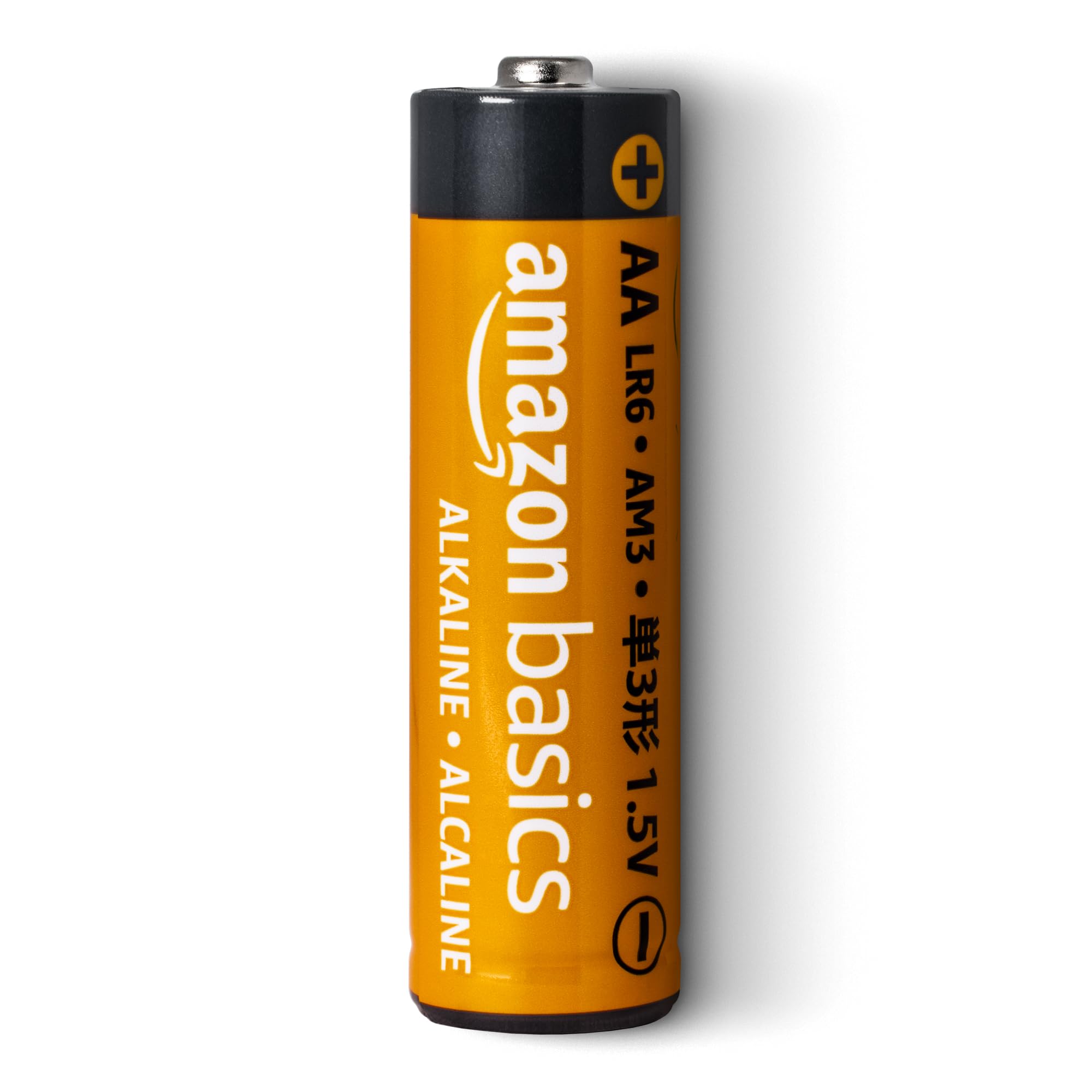 Amazon Basics 20-Pack AA Alkaline Batteries, 1.5 Volt, 10-Year Leak-Free Shelf Life, for Everyday and Household Devices