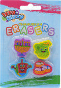 Chanukah Erasers - 4Pk.