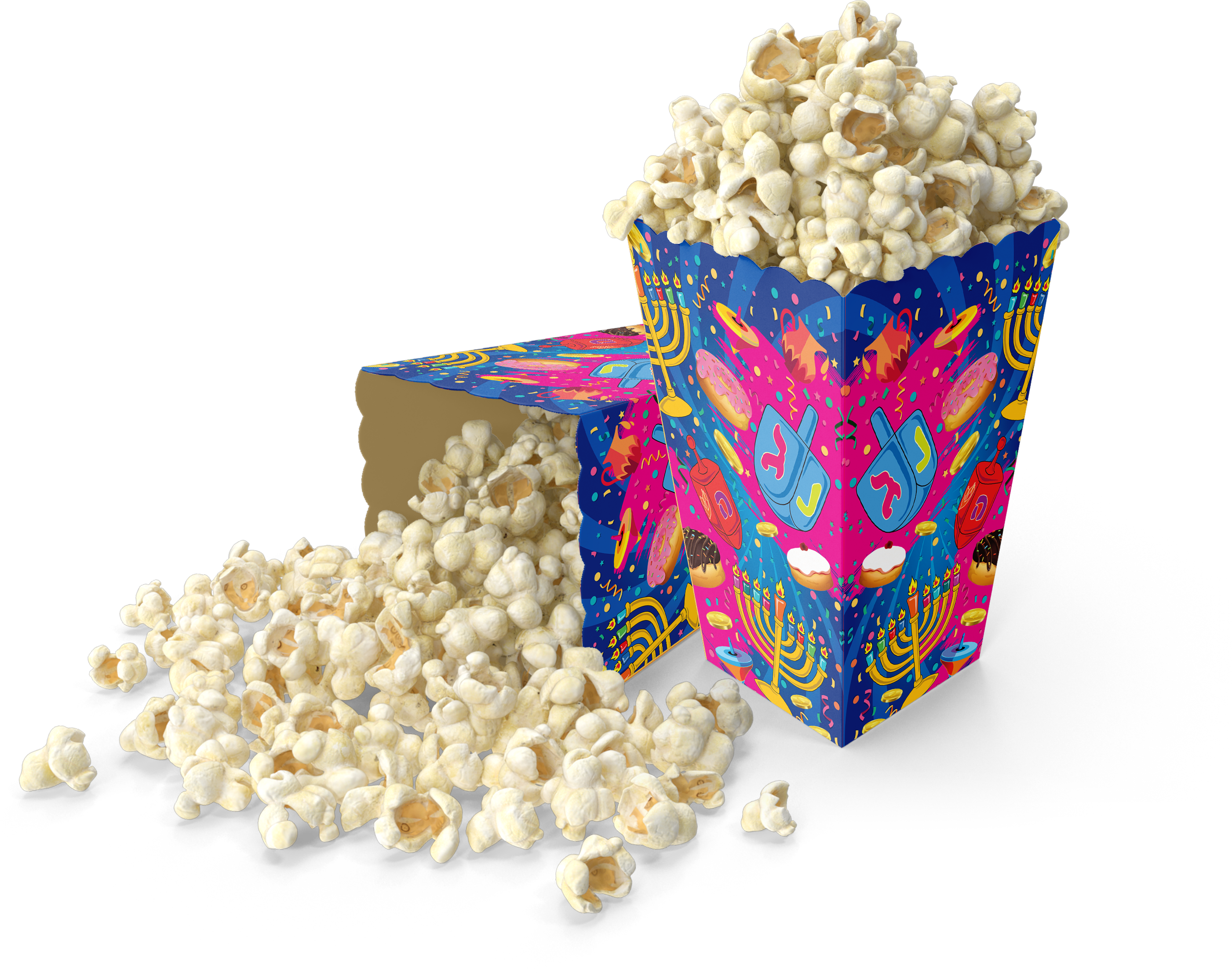 Chanukah Popcorn Box