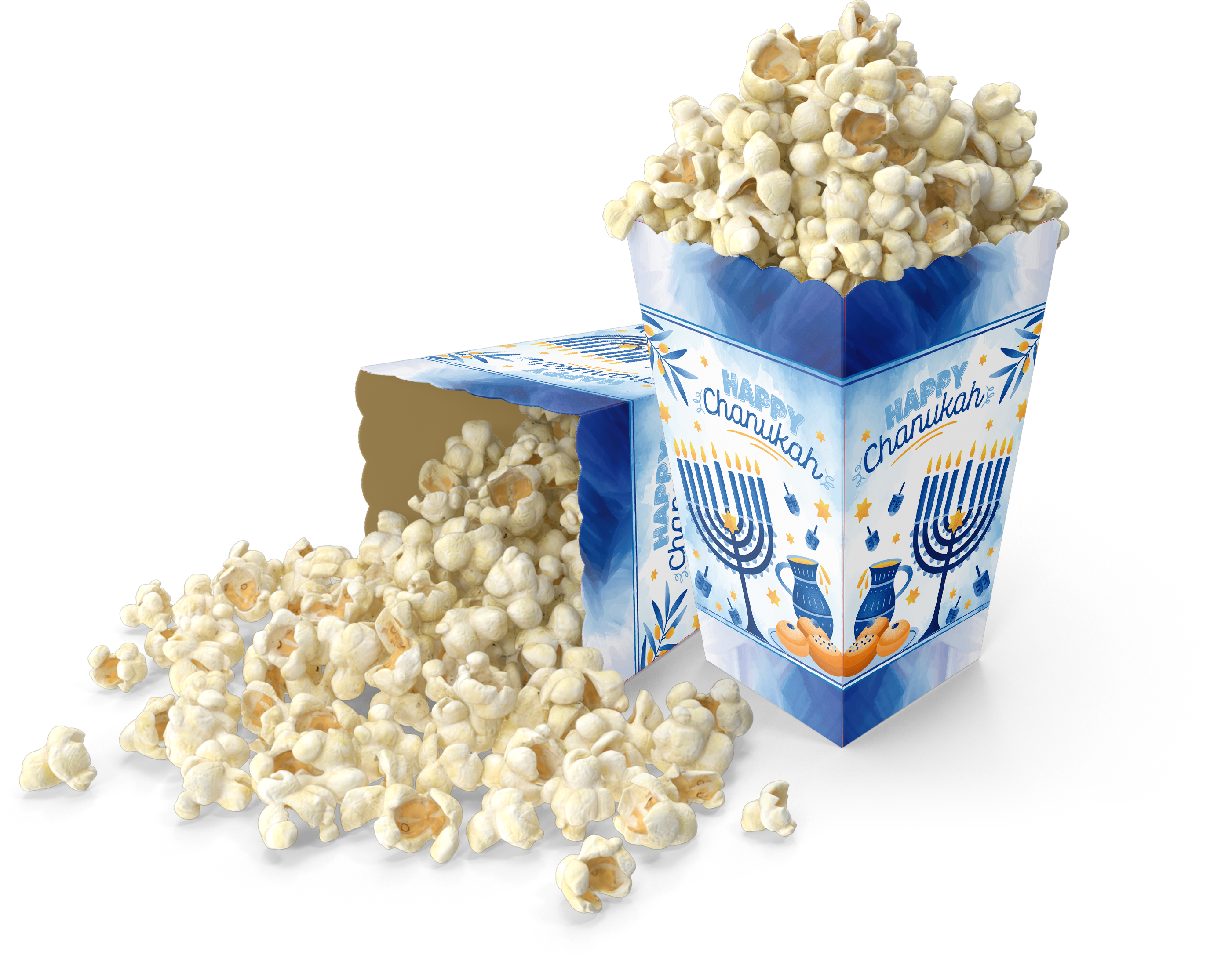 Chanukah Popcorn Box