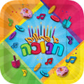Chanukah Plates 9" - Yiddish