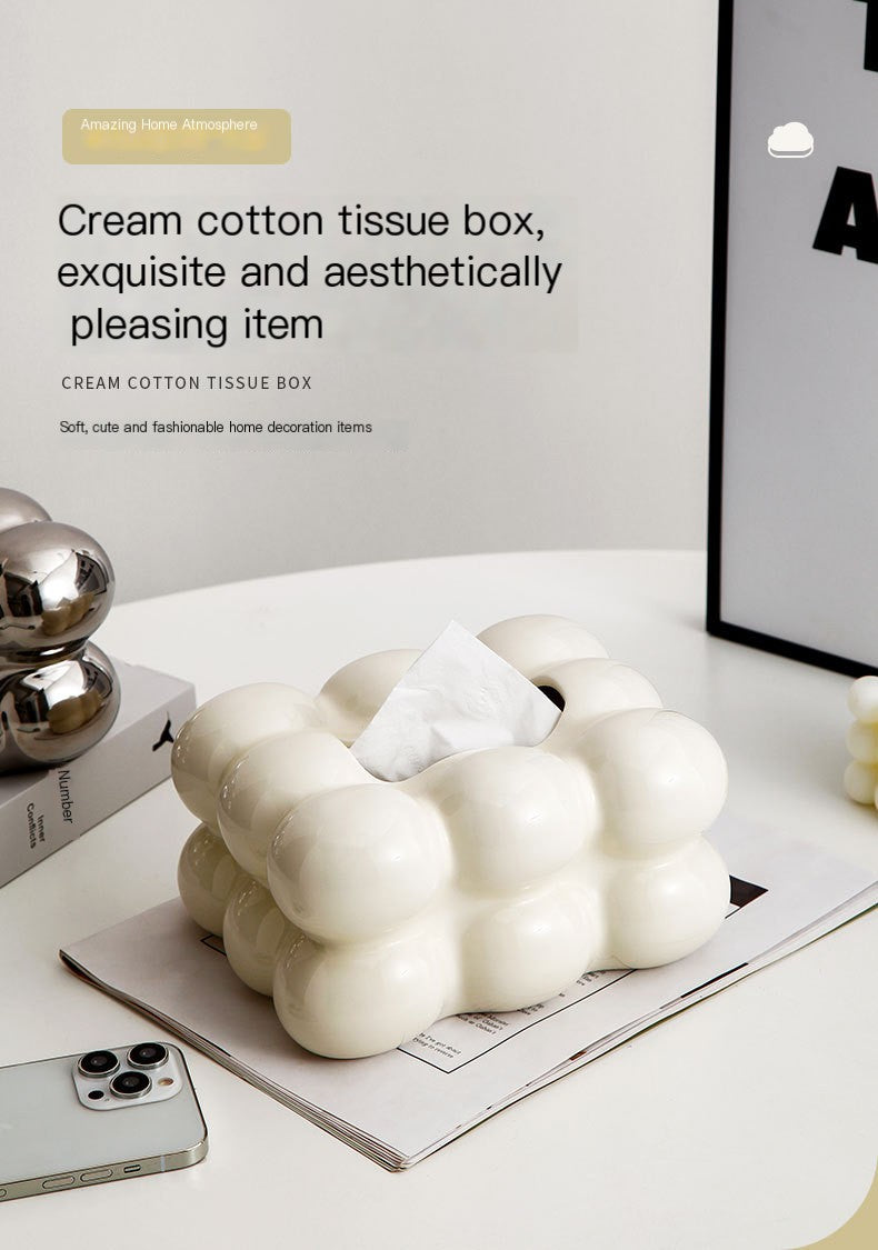 Bubble Tissue Box Decor