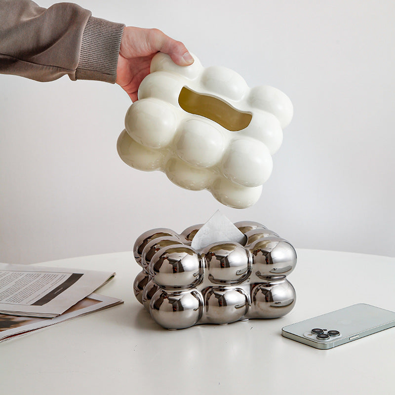 Bubble Tissue Box Decor