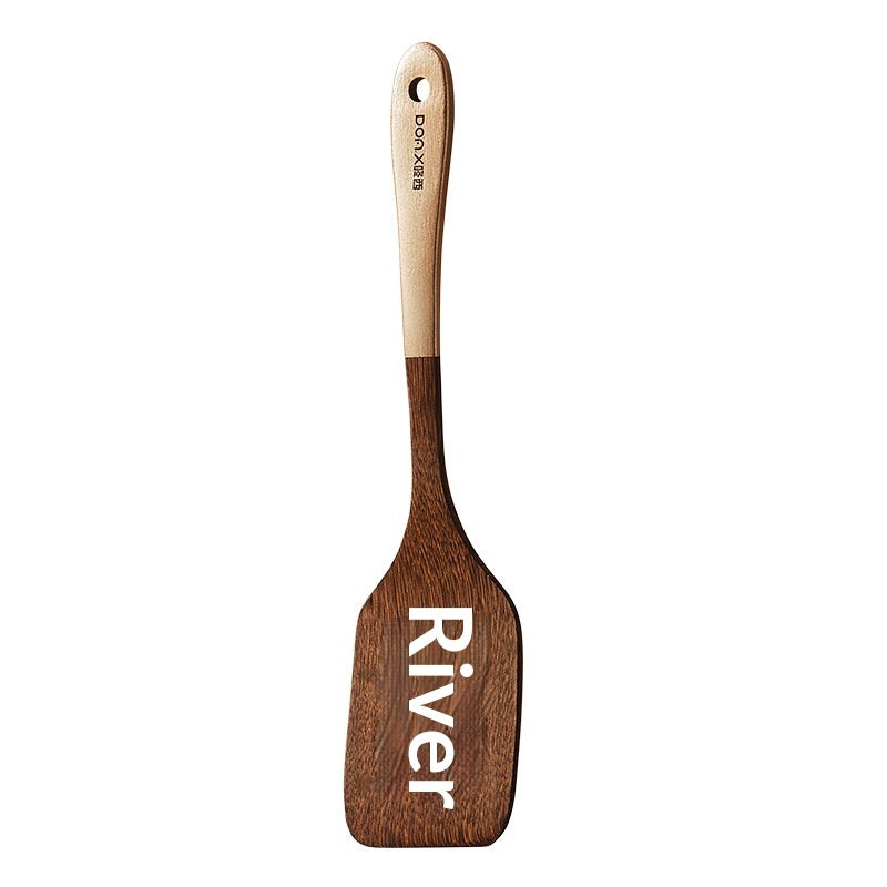 Non-stick, High-temperature-resistant Chicken-wing-shaped Wooden Spatula