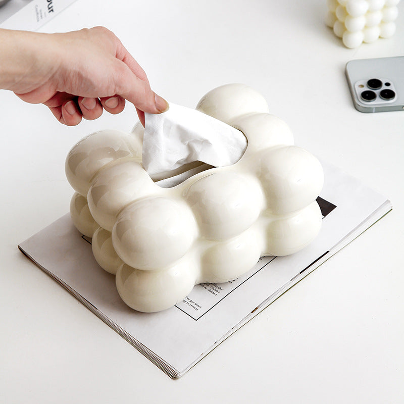 Bubble Tissue Box Decor