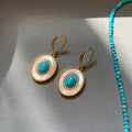 Elegant Inlaid Zircon Geometric Clavicle Chain Jewelry Set