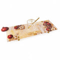 Rosh Hashanah Painted Pomegranates Simanim Tray