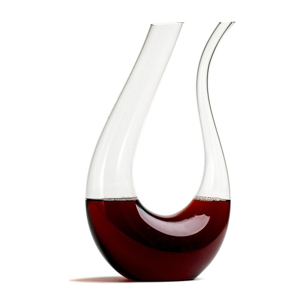 U-Shaped Glass Wine Decanter