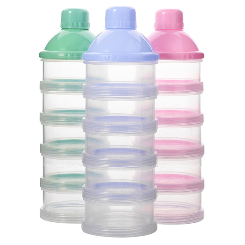 4-Layer Portable Milk and Fitness Powder Container