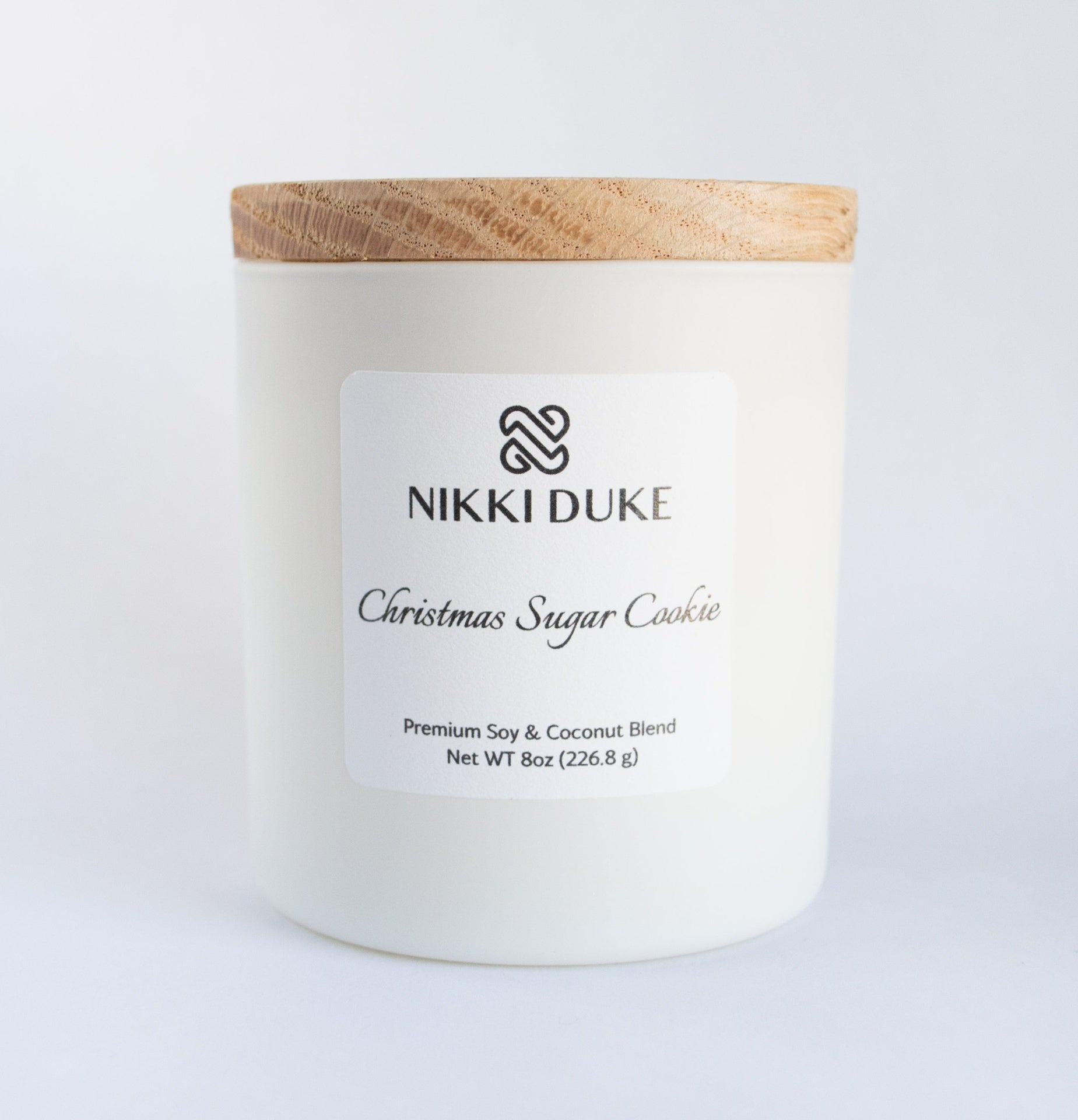 Nikki Duke 8 oz Premium Soy + Coconut Candle Collection with Whipped, Vanilla, and Seasonal Scents