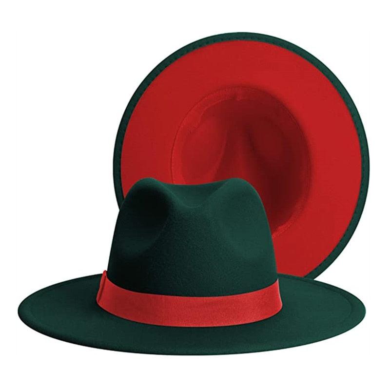 Classic Women's Fedora Hats Bright Colors Wide Brim Summer Hat Wide Brim Fedora Hat Men Women Two Colors Cowboy Fedora Comfortable Hats